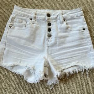 Hidden white jean shorts size XS